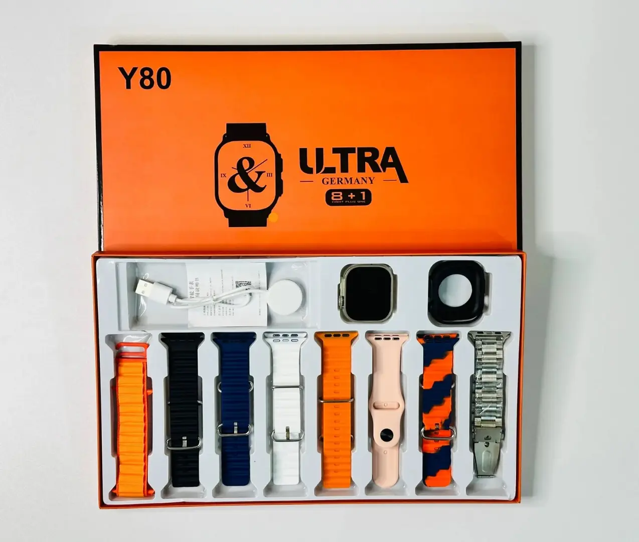 Ultra Smart Watch 8 in 1 men's and women's bands